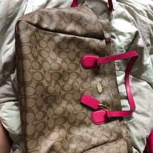 Coach diaper bag